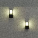 Aplique Exterior De Pared Difusor Tipo Farola E27 