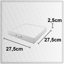 Panel Led 28 W Plafón Cuadrado 30 Cm Luz Cálida O Fría
