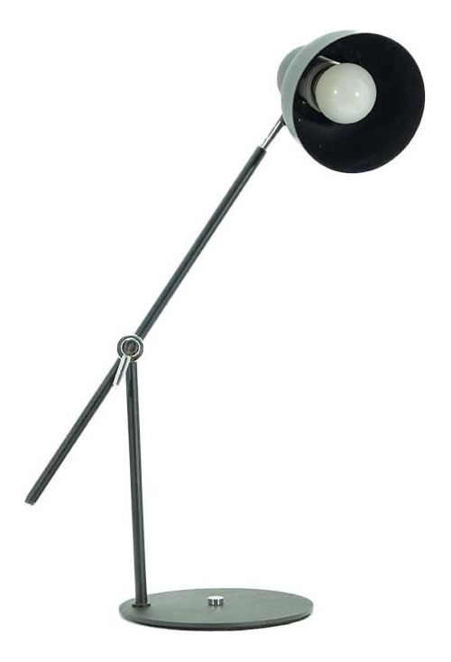 Lampara Velador Mesa Escritorio Vintage Negro