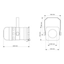 Cabezal tipo teatro para AR111