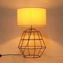 Velador Shura con pantalla lino