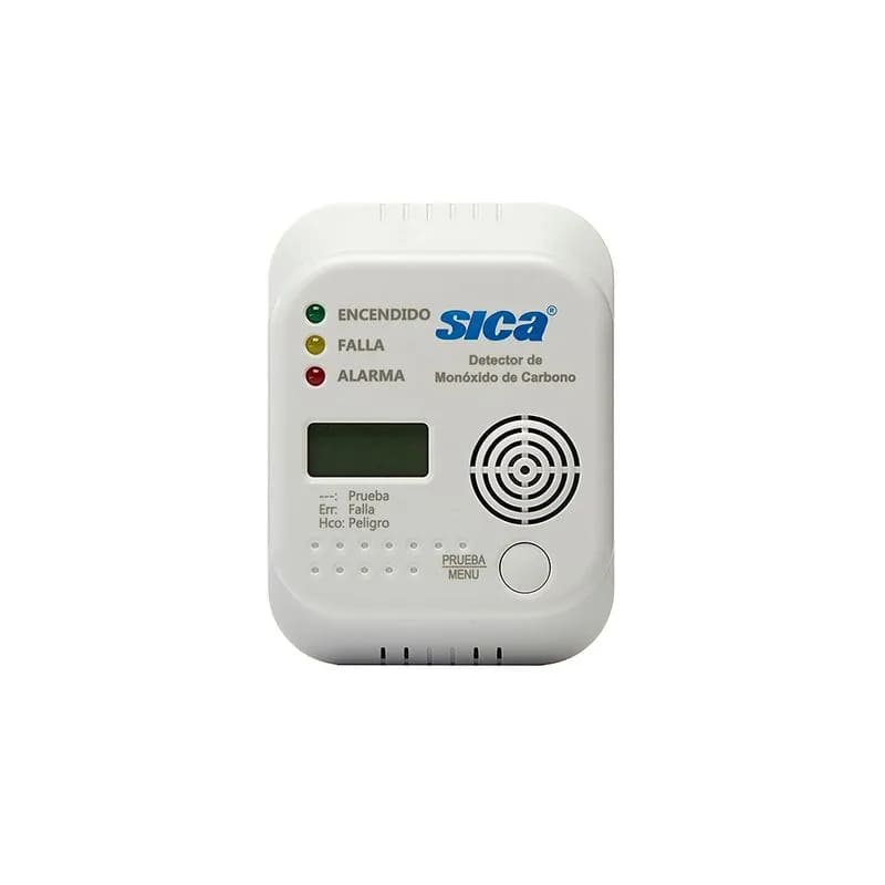 Detector monóxido de carbono a Pilas c/Display