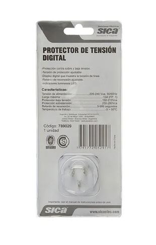 Protector de Tension Digital de Enchufar