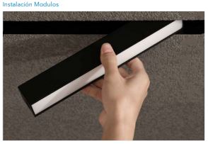 Riel de Magnético empotrable