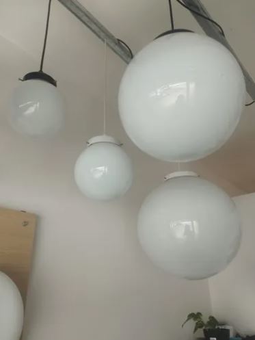 Colgante Globo de vidrio Opal 18 cm