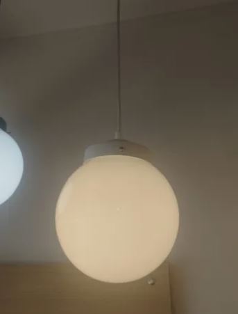 Colgante Globo de vidrio Opal 18 cm