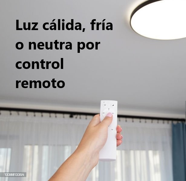 Colgante con luz LED integrada, 4 aros interconectados.