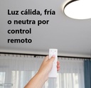 Colgante con luz LED integrada, 4 aros interconectados.