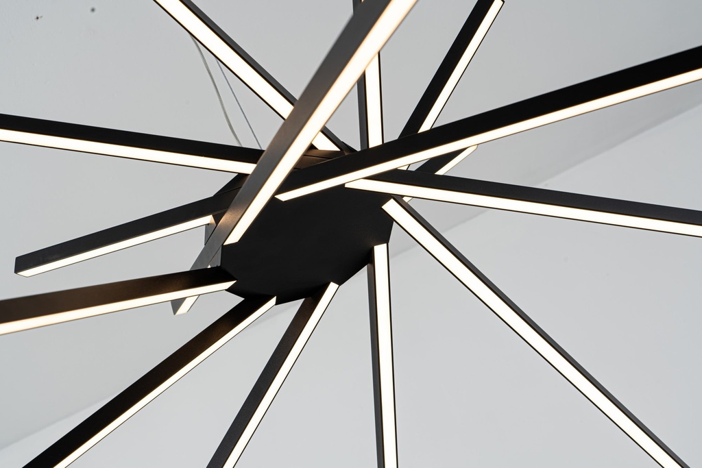 Colgante con luz LED integrado, semi triangular (copia)