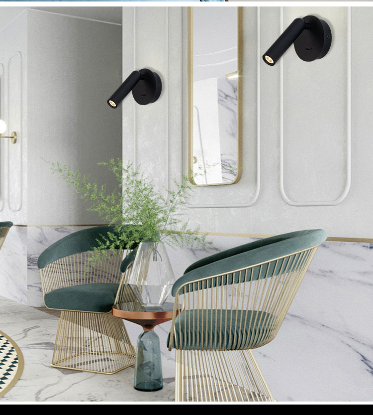 Aplique dormitorio con luz led integrado