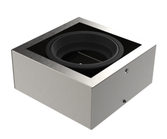 Plafon cuadrado 1 luz para AR111 Led