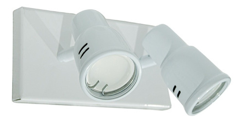 Aplique dicro 2 luces cabezal cónico