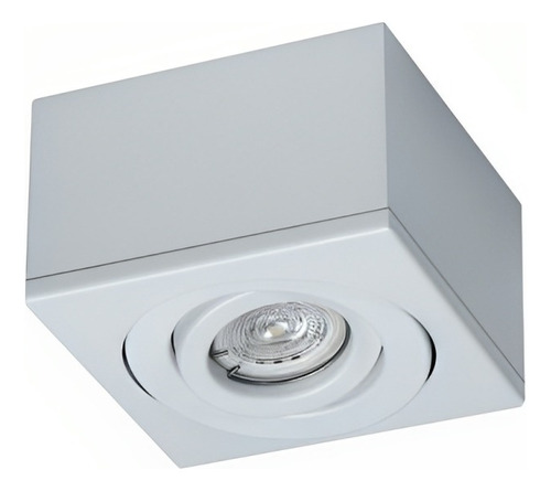 Plafon cuadrado 1 luz c/ Dicro Led 7W