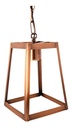 Colgante Farol Jaula Trapecio De Hierro