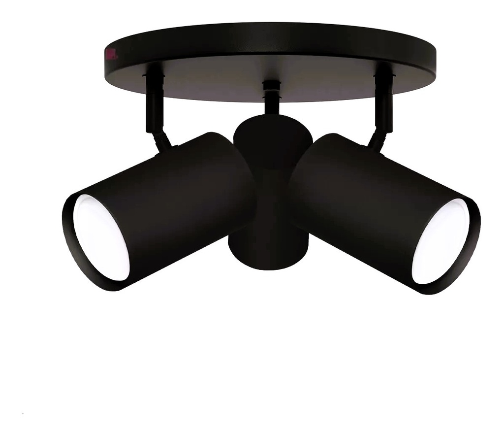 Plafon aplique para techo de 3 luces