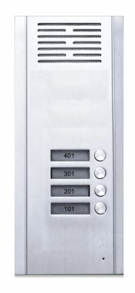 Frente portero electrico Sica para edificios 10 internos