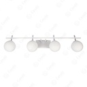 Aplique Fiore 4 luces Globo opal mate