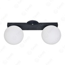 Aplique Mica 2 luces Globo opal mate