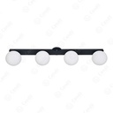 Aplique Mica 4 luces Globo opal mate