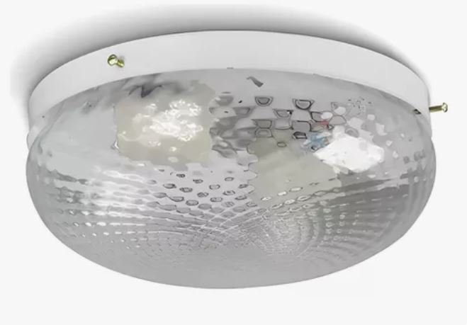 Plafón Retro Boina Veneciana De 15 Cm