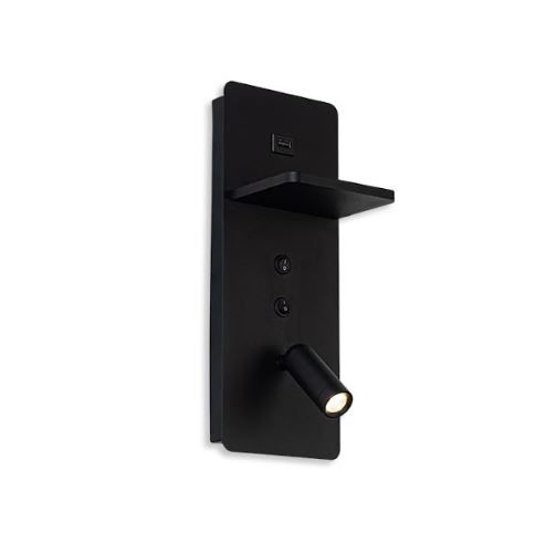 Aplique de luz led integrado con base carga inalámbrica