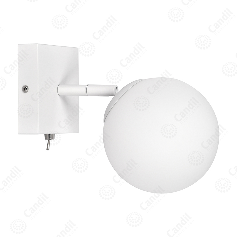 Aplique Buda Globo opal mate