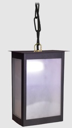 Farol 4 caras con cadena