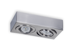 Plafon rectangular 2 luces Dicro Led