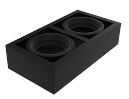 Plafon rectangular 2 luces para AR111 Led