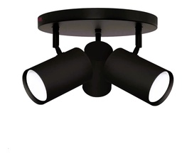 [20-P2027/3-NG] Plafon aplique para techo de 3 luces