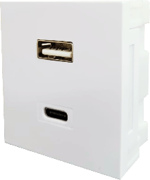 [34-373011] HBT Modulo cargador USB A+C BP