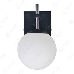 Aplique Fiore Globo opal mate