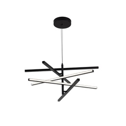 [8-H66] Colgante con luz LED integrado, barrales regulables