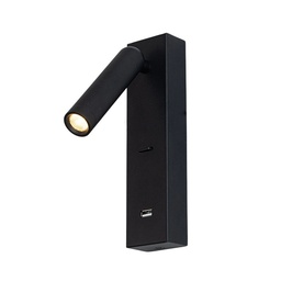 [8-K5] Aplique de luz led integrado con cargador USB