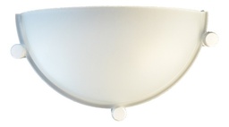 [7-527405] Aplique None difusor de vidrio semicircular 20cm