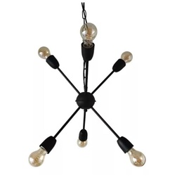 Colgante araña explosión 6 luces