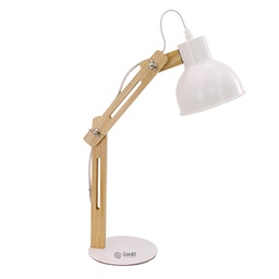 Lampara de escritorio de madera