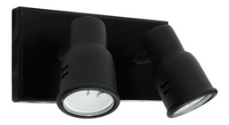Aplique dicro 2 luces cabezal cónico