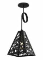 Colgante pirámide 1 luz