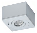 Plafon cuadrado 1 luz para Dicro Led