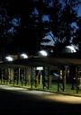 Farola LED con base 4,10m luz indirecta Vela