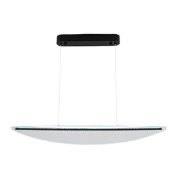 [H65-301053] Colgante con luz LED integrada, con difusor acrilico transparente.